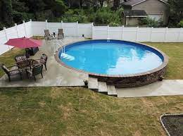 Since 1972 we have been building and servicing pools. Stealth Semi Inground Pool Inground Pool Landscaping Backyard Pool Landscaping Small Inground Pool