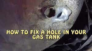 When i scraped off all of the. How To Fix A Hole In Your Gas Tank Youtube