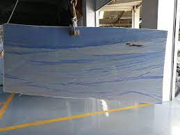 This product is already in quote request list. Azul Macaubas Quartzite Marble Slabs Polished From Brazil Fulei Stone