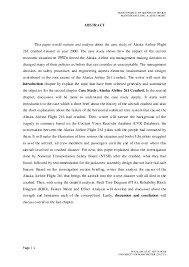 The 360° short film, takes the watcher on a trip from the per. Pdf A Study Of Maintenance Awareness In Design Case Study Of Alaska Airline Flight 261 Crashed M Kalam Azat Academia Edu