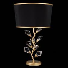 Fine Art Handcrafted Lighting 908010 21 Foret Modern Gold Side Table Lamp Fin 908010 21