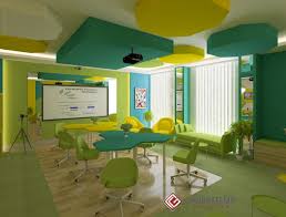 Desain interior kantor minimalis modern dengan meja dan kursi ergonomis. Desain Interior Kantor Minimalis Interior Tulungagung 081252474309