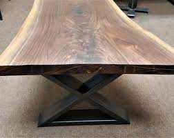 Modern Coffee Table X Legs Model Bx02 Side Table Legs Industrial Metal Tubing Legs Set Of Dining Table Coffee Table Legs Metal Live Edge Dining Table