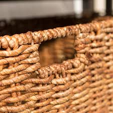 You can fulfill it with whatever you want to store and keep it under the coffee table. Walker Edison Coffee Table With Wicker Storage Baskets Espresso Bb40mstes Best Buy