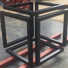 Infinity Cube Table Everything Metal And Wood In 2020 Cube Table Metal Work Table Infinity Table