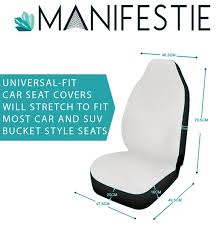 If the existing fabric on the seat of your directors chair is deeper (front to back) than 45 cms, a few centimetres more of the wooden supports will be on. Turquoise Horizon Car Seat Covers Set Of 2 Manifestie