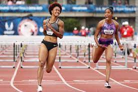 Olympic team trials wave ii. Rollins Wins 100m Hurdles Showdown At Us Olympic Trials Report World Athletics
