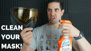 How To Clean Your Paintball Mask - Youtube