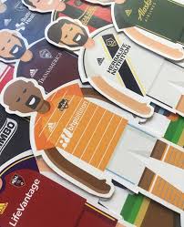 Mls Subbuteo Themed Table Top Football Soccer Stickers All Etsy Table Top Football Football Soccer Vinyl Sticker