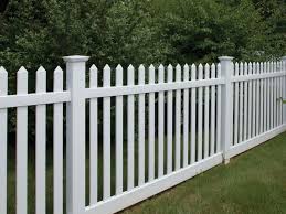 Vinyl fence panels are comprised of a bottom rail, top rail and slats. Vinyl Fencing Jdh Decks Fences Inc Savannah Ga