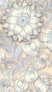 Gouda bowl, stylised floral decoration. White Abstraction Desenho Floral Flowers Gris Pattern Shine Hd Mobile Wallpaper Peakpx