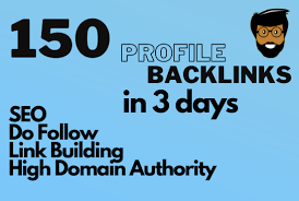 I Will Provide 150 Dofollow Profile Backlinks With High Quality Seo For 10 Backlink Profile Ideas Backlinkprofile In 2020 Backlinks Increase Website Traffic Seo