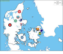 2.4m members in the soccer community. Map Of The Top Division Clubs In Denmark Troll Football