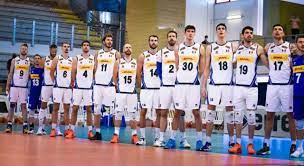 Il torneo di volley maschile prevede la presenza di dodici nazionali, divise in due gironi da sei squadre ciascuno. Snuyrs Nsydn1m