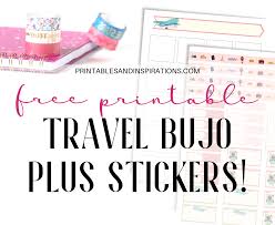 Maybe you would like to learn more about one of these? Free Travel Bullet Journal Printable Planner And Stickers Printables And Inspirations