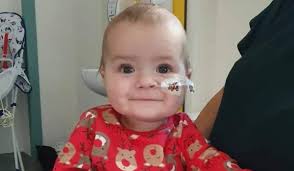 Baby to spend first Christmas in hospital as family hope for a heart donor 