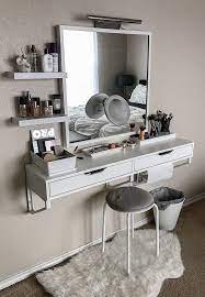 Bedroom Makeup Vanity Ideas Wall Mounted Dressing Table Makeup Vanity Table Furniture Design Ideas Small Bedroom Decor Room Makeover Room Inspiration