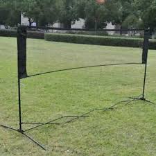 Trotz der windanfälligkeit wird das spiel gern im freien ausgeübt. Badmintonnetz 5 9mx 0 79m Federball Netz Federballnetz Badminton Netz De Ebay