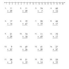 Two digit addition (regrouping) #12. 10 Double Digit Addition Worksheets With Regrouping