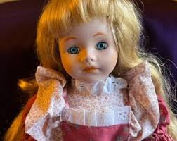 Vintage Musical Porcelain Sitting Doll