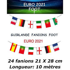 Dates de la compétition, calendrier des matchs, composition des poules… toutes les infos. Euro 2021 Guirlande Drapeaux Pays 24 Fanions 21 X 28 Cm Football France Italie Espagne Portugal Belgique Allemagne Angleterre Cdiscount
