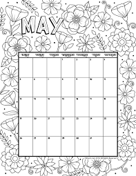 Print this minimalist calendar and keep track of your december schedule during the busy holiday season. May 2019 Coloring Calendar Woo Jr Kids Activities Coloring Calendar Kids Calendar Calendar 2019 Printable