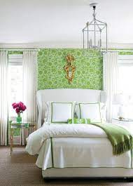 Lime green and white bedroom. Love This Green And White Bedroom Guest Bedrooms Home Bedroom