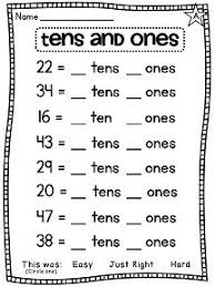 First Grade Math Unit 9 Place Value Laerer Skole Matte