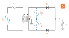 Center-Tapped Full-Wave Rectifier Operation | CircuitBread