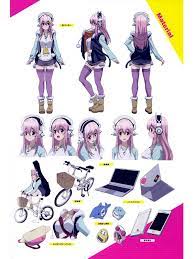 Super Sonico The Animation Super Sonico The Animation Soniani Super Fan Book Anime Books Anime Book Super Sonico Figure Fan Book
