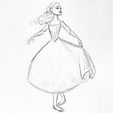 Lavenders Blue Cinderella Sketch Sketches Cinderella Drawing