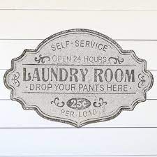 Metal Self Service Laundry Room Sign Laundry Room Laundry Room Signs Laundry Signs