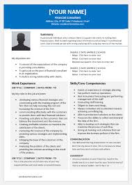 Fp&a consultant job description template fp&a experts are responsible for business forecasting. Financial Consultant Resume Templates For Word Word Excel Templates