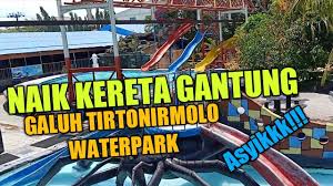 Naik Kereta Gantung Di Galuh Tirtonirmolo Water Park Prambanan Jogja Klaten Youtube