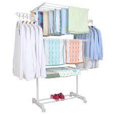 Nr006 material steel with pvc shrink film & abs plastic. 3 Tier Folding Hanging Cloth Drying Rack Space Saving Clothes Hanging Stand Buy Folding Clothes Drying Rack 3 Tier Drying Rack Cloth Drying Rack Product On Alibaba Com
