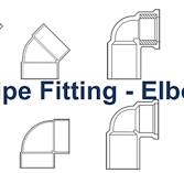 What is the size of the 90 degree PVC elbow pipe fitting ...
