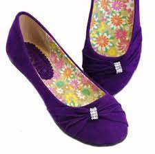 Jr Bridesmaid Amazon Com Lily 31 Ballet Flats Jewel Evening Low Heel 6 5 Purple Shoes Bridesmaid Shoes Flat Bridesmaid Shoes Purple Shoes