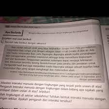 Identifikasilah interaksi manusia dan lingkungan pada bacaan diatas. Jelaskan Interaksi Manusia Dengan Lingkungan Yang Terjadi Pada Uraian Diatas Yang A Aja Ya Brainly Co Id