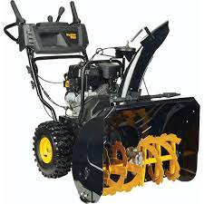 Poulan Pro Pr270 27 In Two Stage Electric Start Gas Snow Blower 961920090 The Home Depot Gas Snow Blower Snow Blower Snow Blowers