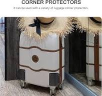 Amosfun 6 Pcs Suitcase Edges Guard Travel Luggage Corner ...