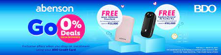 Credit cards, lines of credit, payday loans or title loans are not considered installment loans. Bdo Go 0 Deals Abenson Com