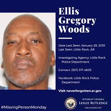 MissingPersonMonday Ellis Gregory Woods was last seen in Little Rock,  Arkansas