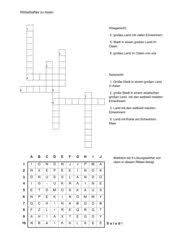 Ein kreuzworträtsel zur hochzeit ist ein kleines, meist einfache kreuzworträtsel, dass sich vornehmlich mit dem thema hochzeit, heiraten und trauung beschäftigt. Geografie Arbeitsmaterialien Quizze Ratsel 4teachers De