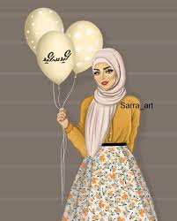 2 216 Likes 142 Comments Sara Ahmed Sarra Art On Instagram تاني رسمه للعيد ستايل لبس مختلف Sarra Art Girly M Islamic Girl