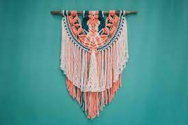 Maybe you would like to learn more about one of these? Multicolors Macrame Wall Hanging Boho Style By Lit Decor Macrame Wall Hanging Macrame Wall Macrame Wall Hanger