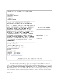Giduck Et Al V Socnet Et Al Revised Complaint And Jury Demand 14 September 2012 Defamation Making False Statements Refers to any social networking site such as myspace, facebook socnet. scribd