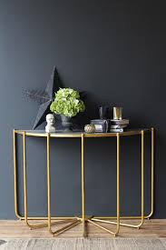 Half Moon Marble Console Table From Rockett St George Marble Console Table Console Table Decorating Unique Console Table