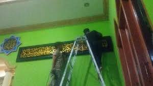 20 contoh mewarnai kaligrafi anak tk terbaru 2019 marimewarnai com. Hiasan Kaligrafi Sederhana Kaligrafimasjid74