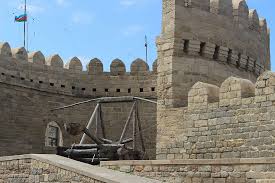 Nariman narimanov monument is about 15 minutes' walk away.palace of the shirvanshahs is within walking distance of this hotel. Hd Wallpaper Baku Azerbaijan Girl S Castle Sky Architecture History Wallpaper Flare