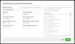 Chart Of Accounts And Account Codes Brightpearl Help Center
